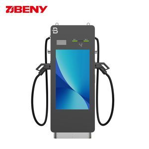 Beny 380V 60kw 90kw 120kw Fast DC EV Charger Station Electric Car Charging Station with Advertising Screen 43 Inch for EV Cars Pile