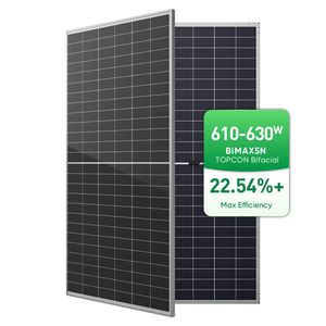 Sunpal N Type Panneaux Solaires 610W 615W 625W Bifaciales Topcon Solar Panels Warehouse Europe