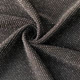 Nylon Polyester Spandex with Lurex for Garment Fabric & Dress