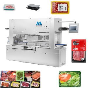 Beef, Fish Fillets, Meat, Vegetables Vacuum Packing Machine Tray Vacuum Sealing Machine Packaging Machine Tray Packing Machine Tray Sealer