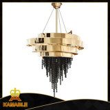 Modern Decorative Stainless Steel Hanging Crystal Chandelier Pendant Lighting (KA00222)