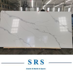 Marble Veins Quartz Slabs for Kitchen Countertops