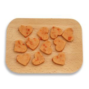 Savory Chicken Duck Beef Meat Rice Carrot Heart Bone Paw Dog Snacks