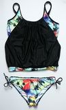 Bikinis Suit Bodysuit Fat Women′s Swimwear Plus-Size Swimsuit Fat