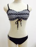 Print Middle Sexy Push up Rushing Bikini