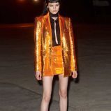 Gold Sequin Blazer Skirt Suit Sexy Wear Hottest V Neck Suit with Top Skirt Two Piece Set
