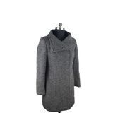 Women′s Wool Coat 2020 Grey Coat Stand Collar
