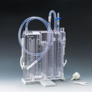 Medical PVC Drainage Vacuum Drainage System Chest Drainage Bottle