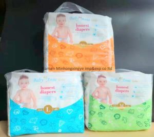 Premium Custom Grade a OEM/ODM High Absorption Breathable Soft Baby Diaper Cotton Dry Surface Cute Disposable Baby Diaper