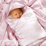 100% Silk Wrap Swaddle Blanket for 0-6 Months