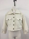 Wool Mix Padded Coat