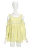 Cute Style Mini Chiffon Dress with Lace Decorate