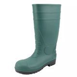 PVC Men Steel Toe Cap Rain Boots for Working Safety