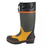 Italy Style Long Heavy Duty Resistant Men Wellington Rubber Safety Rain Boots