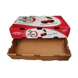 Custom Print Recycled Corrugated Paper Cardboard Pear Orange Apple Lemon Mango Banana Fruit Vegetable Tray Packing Packaging Carton Box