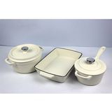 Kitchen Cooking Pot Set Cookware Set Cast Iron Pot and Pan Set
