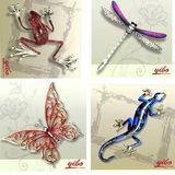 Metal Animal Decor Modern Home Garden Crafts-Wall Creatures