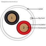 Alarm Wire 22AWG 4conductors 500FT in Roll