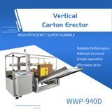 Textile Packaging Machinery: Automated Packaging Equipment Vertical Carton Erector Machine