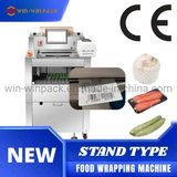 Preservative Film Wrapping Machine for Food Food Tray Wrapping Machine with Stretch Film Automatic Packing Machine Food Packaging Machine