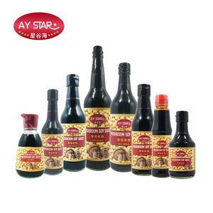 Cheap Price Glass Bottle Condiment Mushroom Soy Sauce for Supermarket