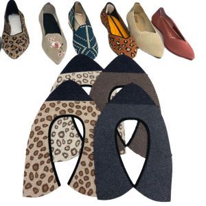 Hot Selling Ladies Breathable Washable Casual Rectangle Dress Shoes Upper
