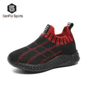 Child Slip on Casual Sock Sneakers Flyknit Children Sports Shoes