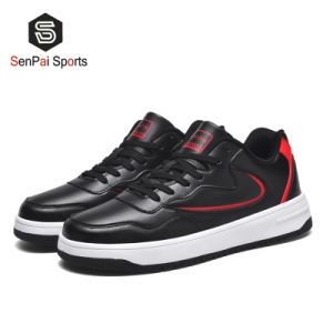 China Manufacturer 2022 Trend High Quality Sneakers PU Fashion Basketball Shoes