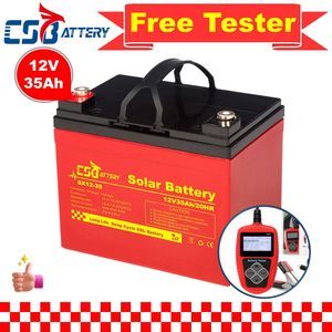 Csbattery 12V35ah Bateria Power Energy Gel Solar Battery for Solar-Panel/Inverter/UPS/Ada