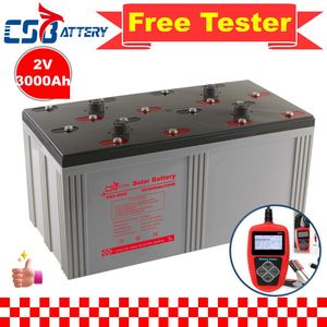 Csbattery 2V3000ah Bateria Large Capacity Gel Battery for Solar/Wind-System/Lighting/Submersible-Motors/Ada