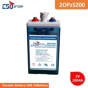 Csbattery 2V200ah SLA Battery Power Storage VRLA Tubular Plates Opzs Battery for Telecom//Turbine-Generator/Bts-System/Boo