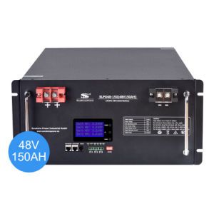 Lithium Battery 48V 150ah 7.2kwh Solar Power Storage Battery RS485 Can Communication Port Best LiFePO4 Lithium Ion Battery Pack