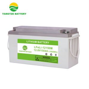 12 Years Working Life Light Weight 12V 150ah LiFePO4 Lithium Ion Battery for Storage with BMS