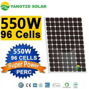 Yangtze 25years Warranty Mono 550W PV Solar Cell Panel Price
