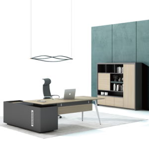 Office Furniture Wooden MFC Furniture L Shaped Office Desk Modern Manager Executive Table Office Table
