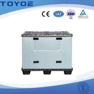 Customization Wholesale Portable Reusable Stackable Durable Waterproof Antiflaming Moisture-Proof Storage Container Plastic Pallet Pack Box for Electric Bike