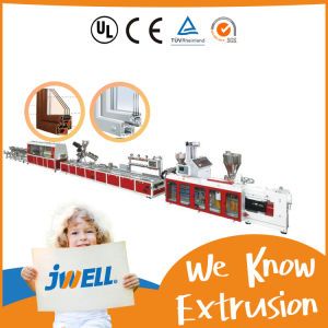 Jwell WPC/PVC/PE/PP/PC/PS Window/Fence/Pedal/Decking/Pipe/Board/Floor/Roof/Edgeband/Trunk/Frame/Wall Panel/Door/Ceiling/Gasket Profile Plastic Extrusion Machine