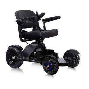 Travel Foldable Electric Wheelchair Outdoor All-Terrain Mobility Electric Power Wheelchair