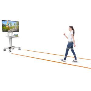 Gait Analysis Training Wireless Sensors Laptop Monitor Medical Equipment