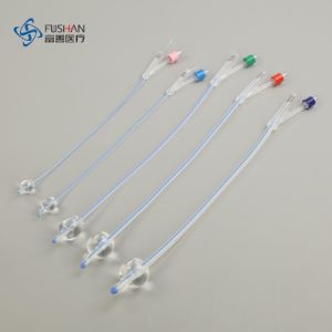 Urology Nurse Use Quality Medical 2 Way Foley Urinary Urethral Nelaton Suprapubic Catheter for Single Use Latex Free Pediatric and Adult Sizes with ISO CE FSC