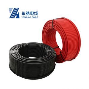 PV1-F Solar Cable Red and Black Cable Photovoltaic DC Cable for Solar Panels