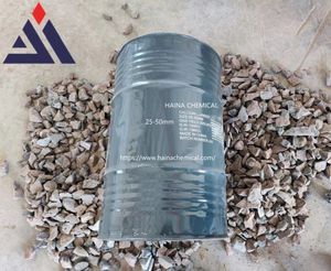 Inorganic Chemical Calcium Carbide 7-15mm Cac2 Manufacturer