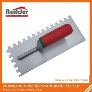 Construction Tools Stainless Steel Tile Trowel Square Notched Trowel Tooth Trowel