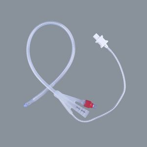 Disposable Silicone Foley Catheter with Temperature Sensor Thermometric Urethral Catheter