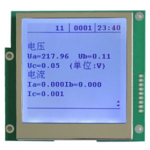 (Size: 82.2(W) X 76 (H) X 9.0 (T) mm) FSTN 160X160 DOT Mtrix White Backlight Graphic LCD Display