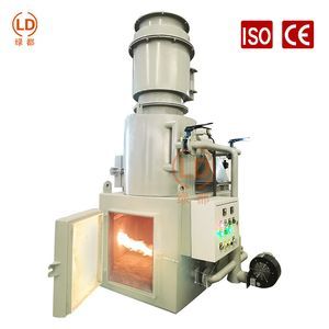 2024 Secondary Combustion Chamber Solid Smokeless Incineration Treatment Waste Incinerator