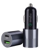 2019 36W Dual USB Car Charger QC3.0 +Pd Fast Charger