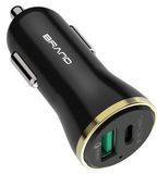 Quick Charge 3.0 QC3.0 36W USB Car Charger for Samsung Galaxy Huawei Xiaomi USB Type C Pd Car Phone Charger for iPhone X