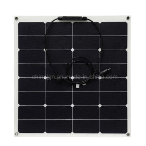50W Semi-Flexible Sunpower ETFE Solar Panel (JGN-50W-SPFE)