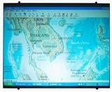 Dry Wipe Magnetic Glass Projection Board with SGS, En71/72/73
